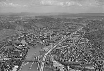 Stuttgart: Neckarhafen 1962