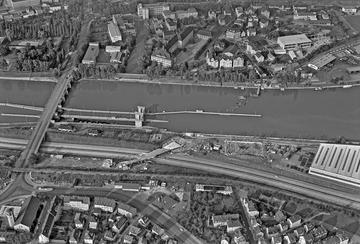 Stuttgart-Wangen: Brückenbau am Ölhafen 1965