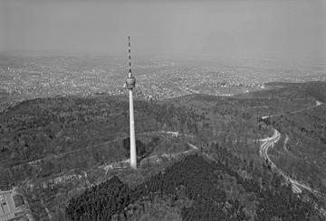 Stuttgart-Degerloch Luftbild 1958