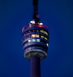Stuttgart: Fernsehturm bei Nacht 2001