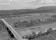 Stuttgart- Bad Cannstatt: Blick auf Neckarkanal und Stadion 1933