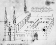 Kloster Ettenheimmünster - Zeichnung um 1683