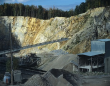 Baustoffindustrie: Steinbruch (Massenkalk) bei Eningen 1985
