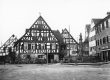 Winterbach: Fachwerkhaus und Brunnen 1935