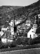 Braunsbach: Stadt mit Kirche 1960
