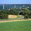 Jagsttalbrücke A81 bei Widdern 2002