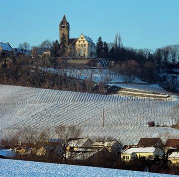 Brackenheim-Stockheim: Burg Stocksberg im Winter 2002