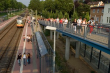 Heilbronn-Böckingen: Stadtbahnhaltestelle mit Berufschülern 2006