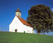 Amtzell: Heiligenkreuzkapelle auf dem Kapellenberg von Südwest 1999