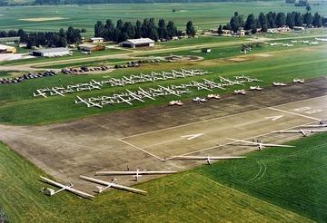 Mengen: Flugplatz 1986