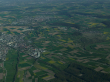 Illingen: Stadt mit Feldern, Luftbild 2007