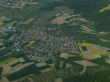 Kürnbach: Gemeinde von Feldern umgeben, Luftbild 2007