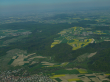 Kürnbach: Gemeinde und Felder auf Hochebene, Luftbild 2007