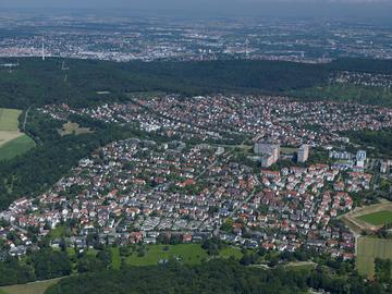 Stuttgart-Riedenberg und Sillenbuch, Luftbild 2007