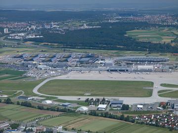 Stuttgart Flughafen, Luftbild 2007