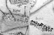 Burstall (Burgstatt) - Ansicht aus der Kieserschen Forstkarte Nr. 135/136 von 1685