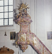 Kanzel in der Klosterkirche St. Landelin, Ettenheimmünster, Rokoko 1992