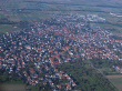Filderstadt-Sielmingen: Ort von Süden, Luftbild 2007