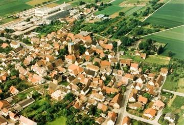 Eberstadt: Luftbild 1987