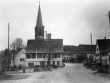 Ohmden: Rathaus und Kirche 1939