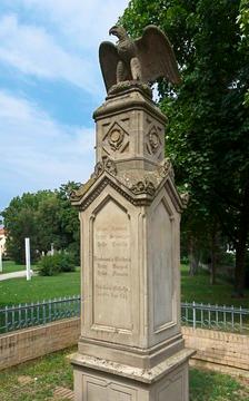 Waghäusel-Wiesental: Husarendenkmal für die gefallenen Preußen 1849, 2008