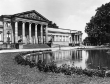 Stuttgart: Schloss Rosenstein über den See gesehen um 1930