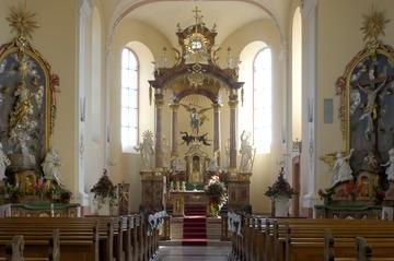 Östringen-Odenheim: Kirche St. Michael, Altar 2005