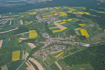 Zaberfeld-Leonbronn und Zaberfeld-Ochsenburg, Luftbild 2009