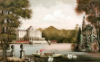 Ludwigsburg: Schloss Monrepos, Aquarell um 1860