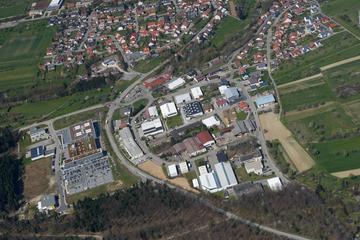 Friolzheim: Gewerbegebiet - Luftbild 2010