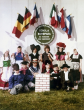 Kostümierte Schulkinder bei der Grundsteinlegung der Europäischen Schule Karlsruhe 1967