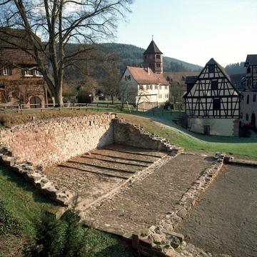 Kloster Hirsau: Ruine der Zehntscheuer 1990