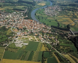 Bad Wimpfen und Offenau am Neckar: Luftbild um 1990