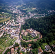 Baden-Baden: Stadtteil Lichtenthal Luftbild 1994