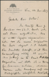 Brief von Edmund von Mojsisovics an Wilhelm Salomon-Calvi