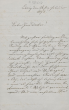 Nachlass L. Schemann (NL 12/2517): Brief von Elisabeth Oppermann an Ludwig Schemann