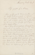 Nachlass Wilhelm Wetz (NL 41/221): Briefe von Wilhelm Windelband an Wilhelm Wetz