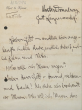 Nachlass Emil Gött (NL 3/296): Brief von Kurt Kroner an Emil Gött