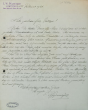 Brief von Eugen Wilhelm Pfizenmayer an Wolfgang Soergel