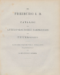 Freiburg i. B., Catalog der anthropologischen Sammlungen der Universität: nach dem Stande vom 1. April 1878