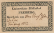 [Provenienz]: Gfrörer, August Friedrich