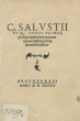 C.SALVSTII ET Q. CVRTII FLORES, selecti per Hulderichum Huttenum equitem, eiusdemque scholijs non indoctis illustrati: Opera, Ausz.