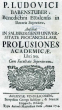 P. Ludovici Babenstuber ... Prolusiones academicae: libri tres