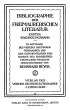 Bibliographie der freimaurerischen Literatur [Erg.-Bd. I]