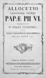 Allocutio Sanctissimi Domini Papae Pii VI. Recitata In Publico Consistorio, Quod Habuit Vindobonae In Aula Imperiali Die XIX. Aprilis 1782