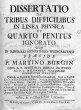 De tribus difficilibus in linea physica et quarto penitus ignorato