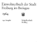 Einwohnerbuch der Stadt Freiburg im Breisgau: 1964