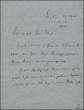 Brief von Ferdinand Tönnies an Gustav Radbruch