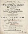 Dissertatio Exegetico-Polemica De LXX. Hebdomadibus Danjelis Adversus Ant. Collinum, Oraculum hoc Danjeliticum de Messiâ haud agere caussantem