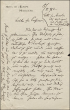 Brief von Aby Moritz Warburg an Franz Boll